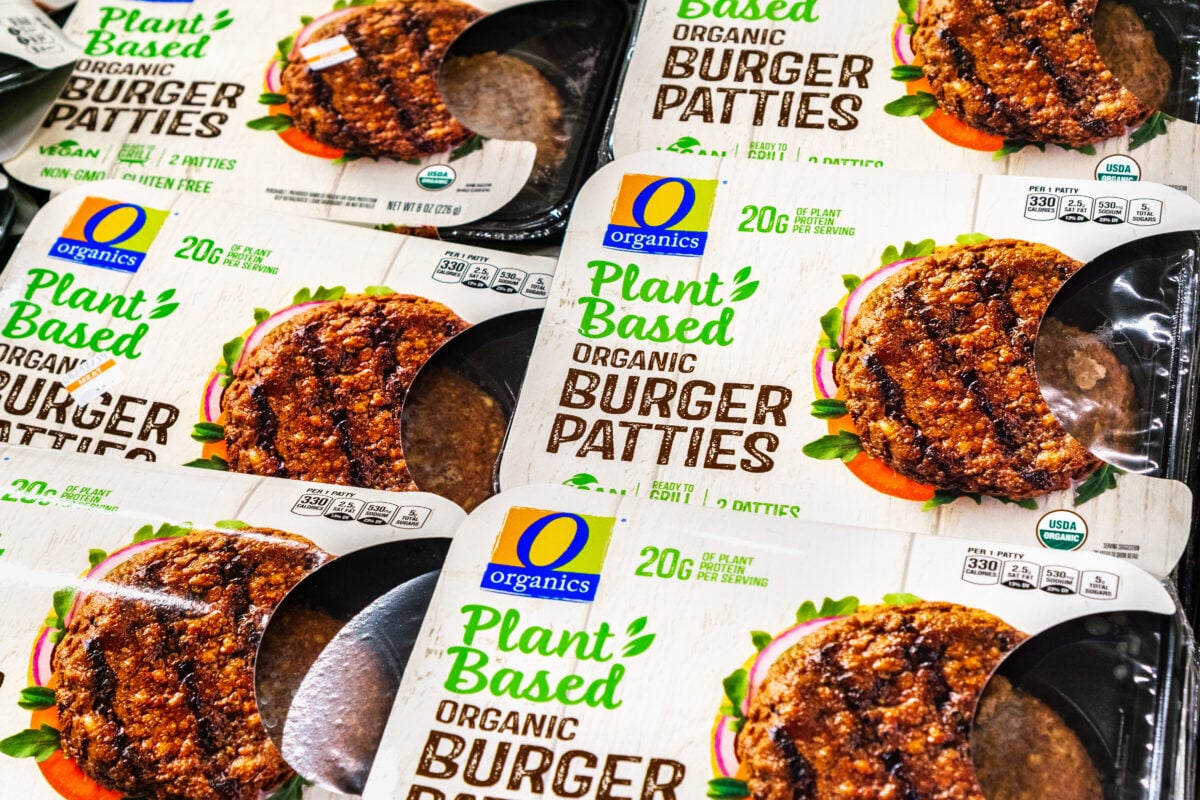 Plant-based burgers