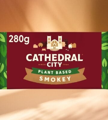 A packet of Cathedral City "smokey" flavor