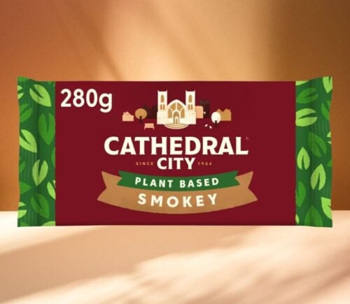 A packet of Cathedral City "smokey" flavor