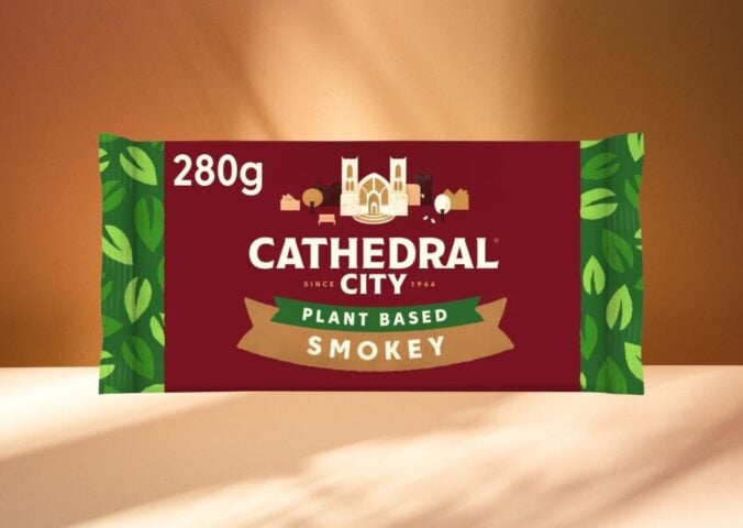 A packet of Cathedral City "smokey" flavor