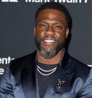 Photo shows actor and comedian Kevin Hart at a Comedy Central event