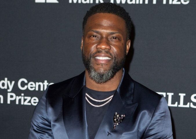 Photo shows actor and comedian Kevin Hart at a Comedy Central event