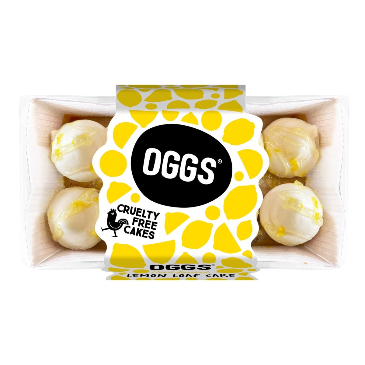 A pack of vegan lemon OGGS loaf cake 