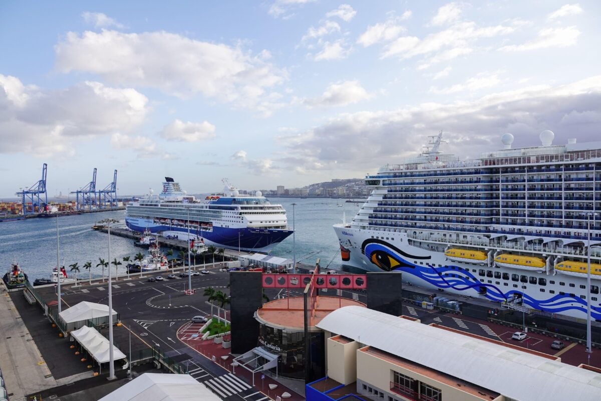 The port of Las Palmas, The Canary Islands, where there are plans to build the world's first octopus farm