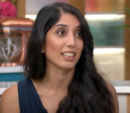 A still of vegan nutritionist Rohini Bajekal on ITV daytime show This Morning