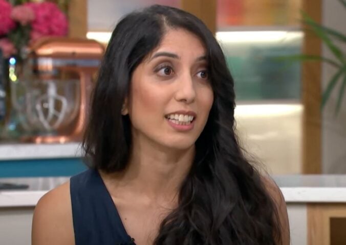 A still of vegan nutritionist Rohini Bajekal on ITV daytime show This Morning