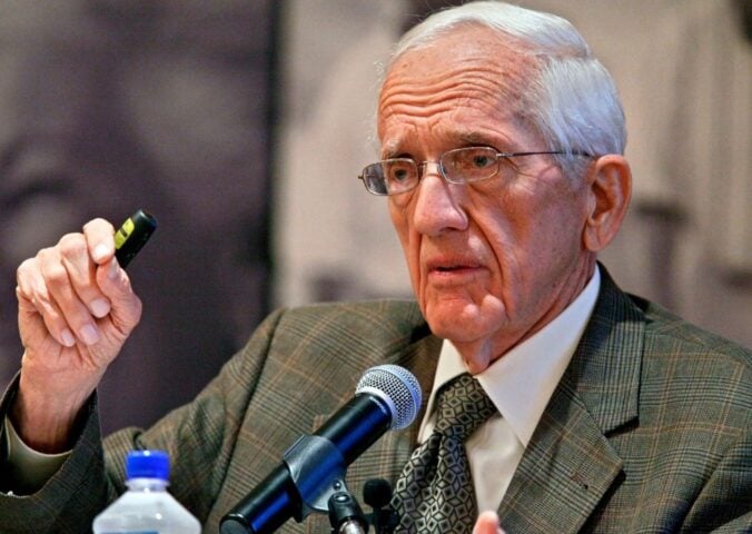 Dr. T. Colin Campbell speaking at an event