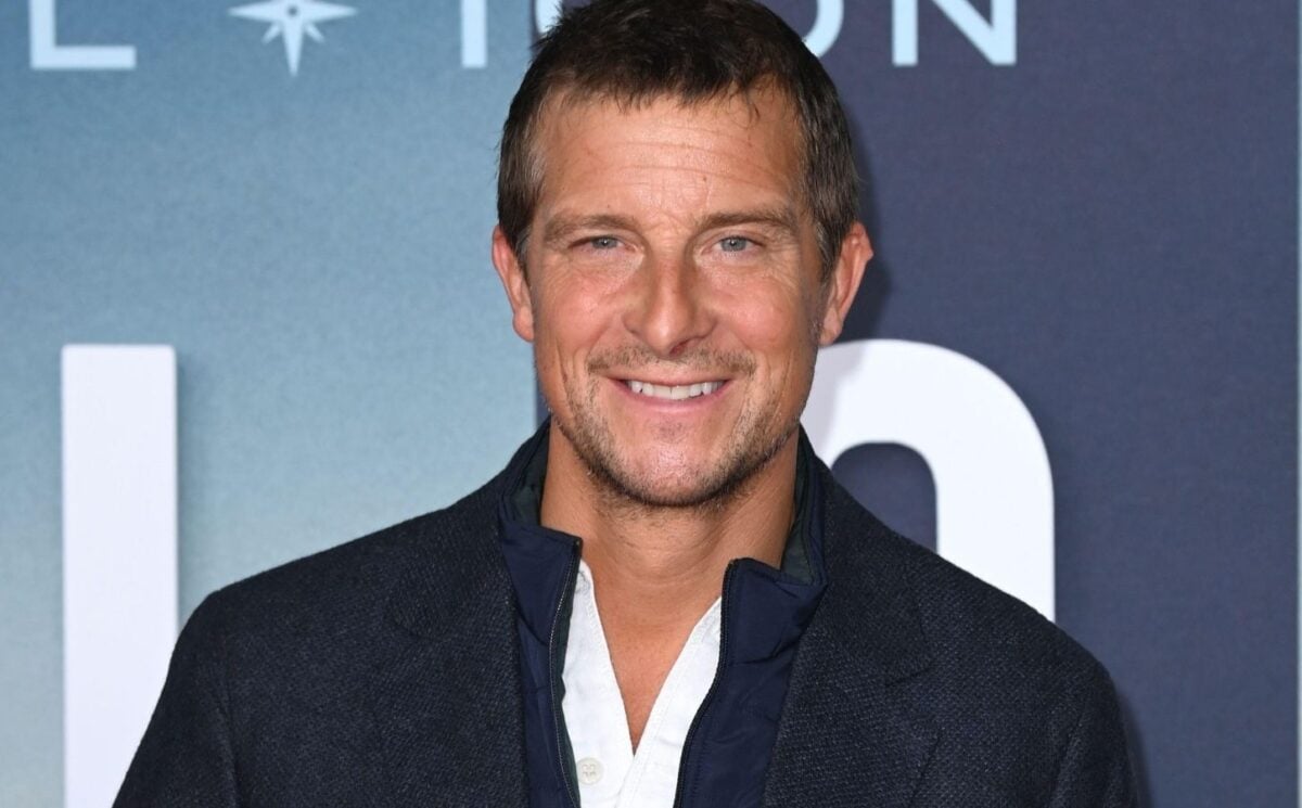 Adventurer Bear Grylls on the red carpet