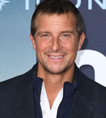 Adventurer Bear Grylls on the red carpet