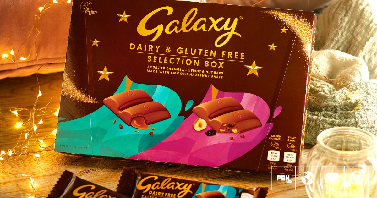 Galaxy Launches Dairy-Free Chocolate Selection Box