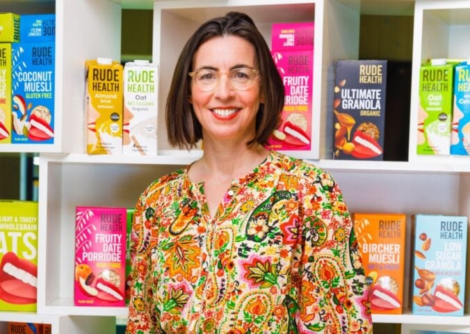 Camilla Barnard, the founder of dairy-free brand Rude Health