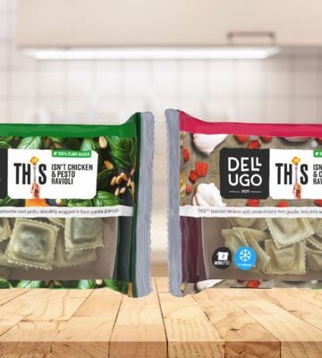 Two packs of THIS vegan ravioli in partnership with Dell’Ugo