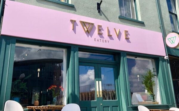 The outside of Bournemouth vegan restaurant Twelve