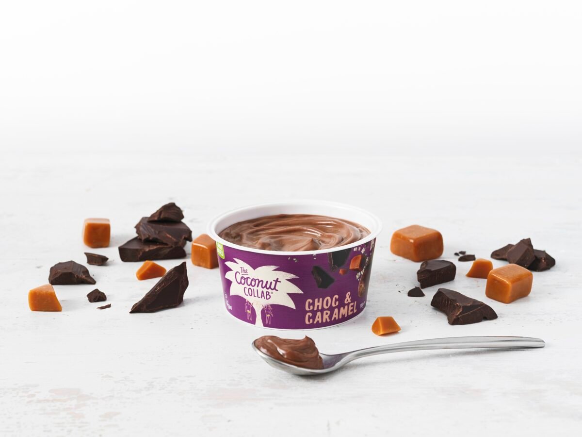 The Coconut Collab vegan Choc & Caramel pot 