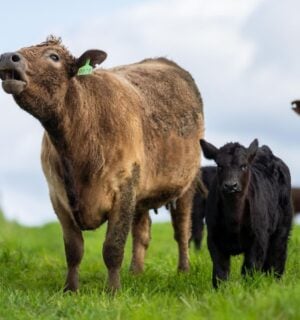 Cows in a field in Denmark, which has just introduced an agriculture tax