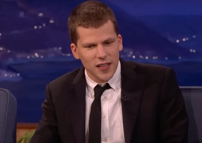 A still of actor Jesse Eisenberg appearing on Conan