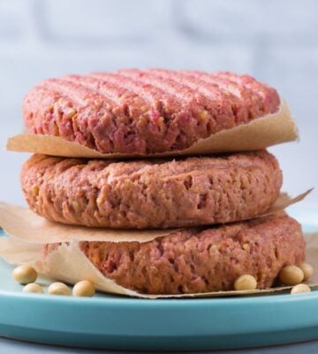 plant-based burger patties