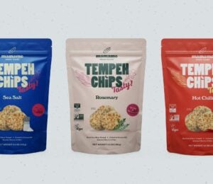 A selection of tempeh chips from Mamane Whole Foods