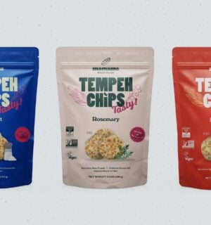 A selection of tempeh chips from Mamane Whole Foods