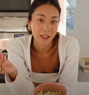 YouTuber Veggiekins creating high protein vegan meals