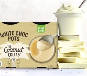 Vegan White Choc Pots from The Coconut Collab