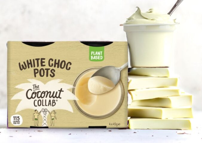 Vegan White Choc Pots from The Coconut Collab