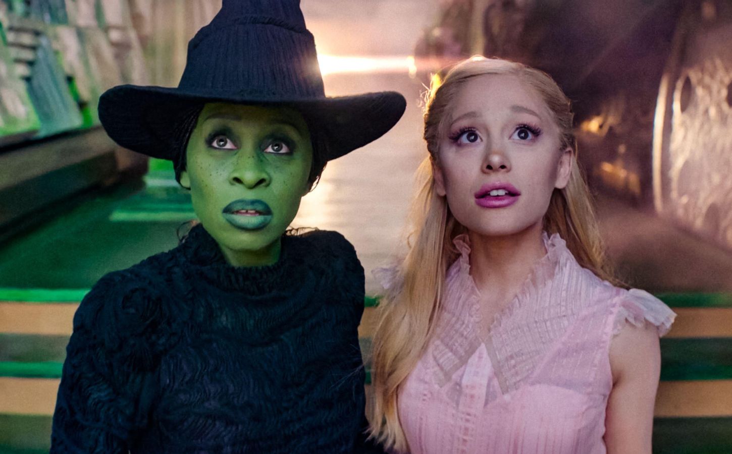 Cynthia Erivo and Ariana Grande in Wicked