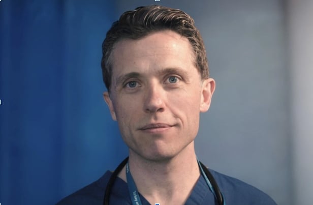 A photo of plant-based gastroenterologist Dr Alan Desmond