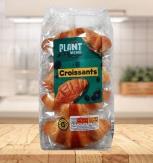 A packet of Aldi vegan croissants, which are being relaunched for Veganuary