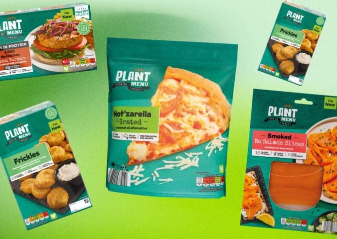 A selection of new Veganuary 2025 launches at Aldi UK