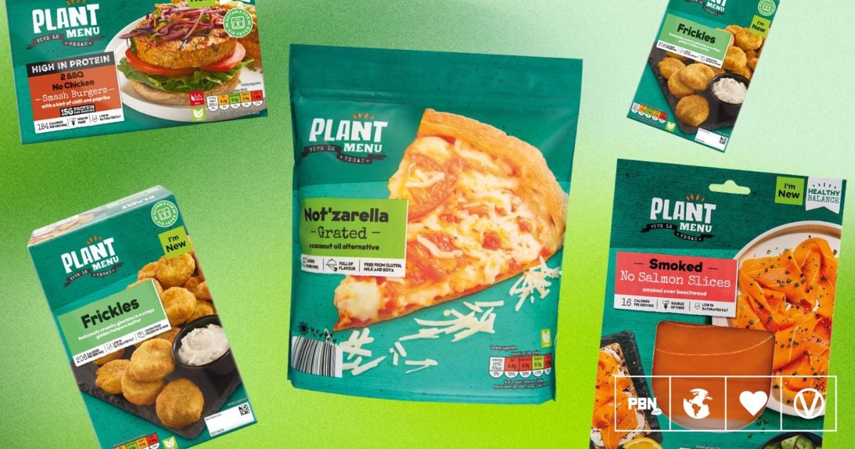 A selection of new Veganuary 2025 launches at Aldi UK