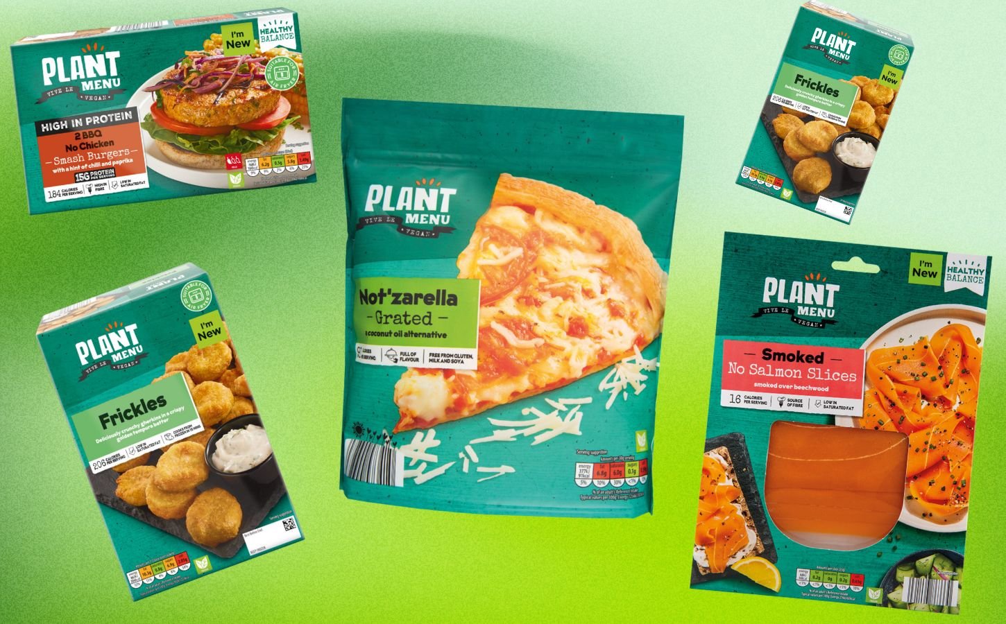 A selection of new Veganuary 2025 launches at Aldi UK