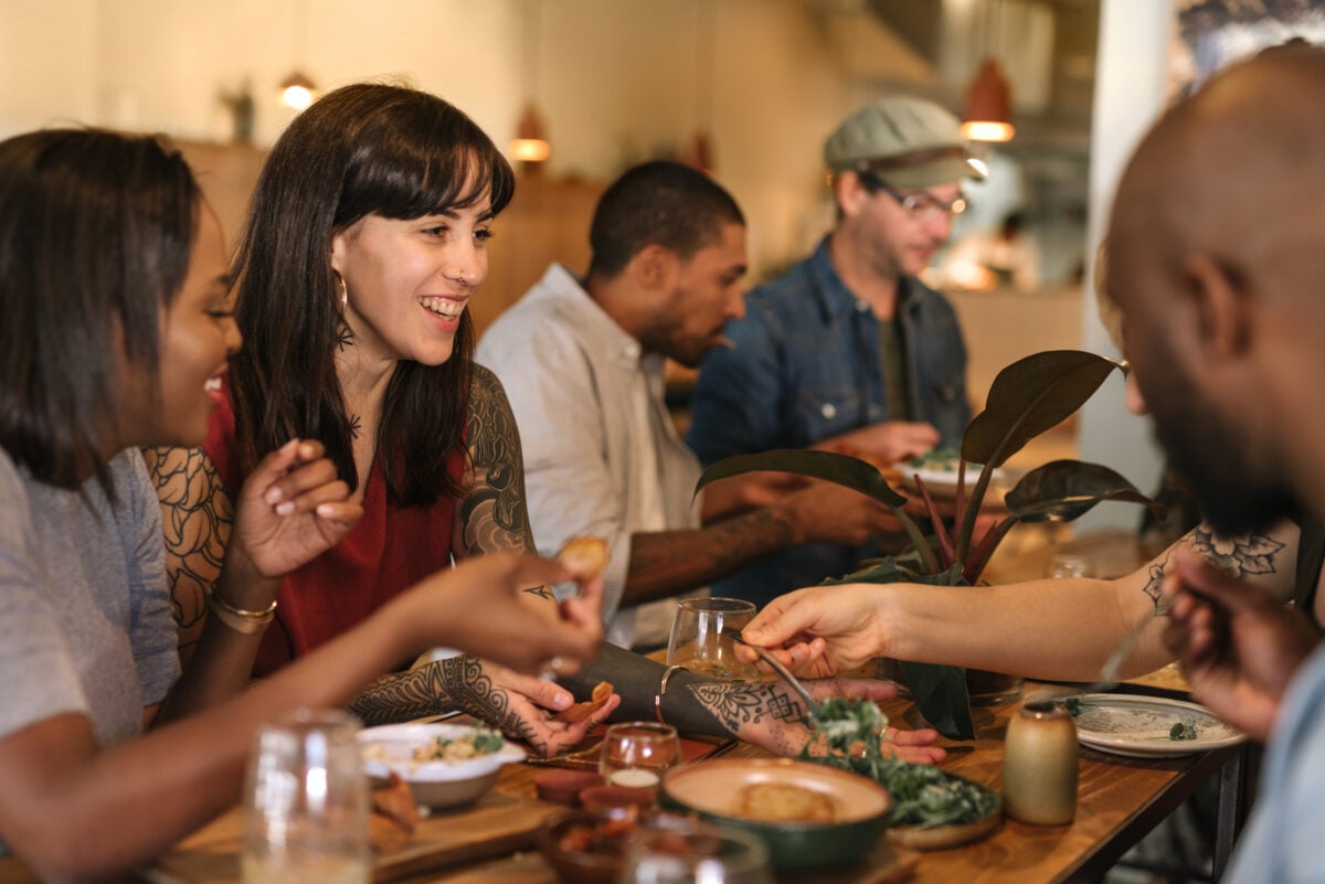 People eating