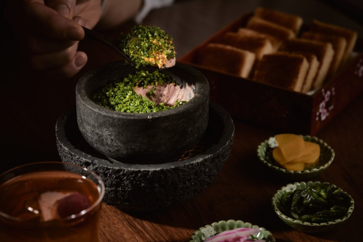 Cultivated "forged gras," a cultivated take on foie gras, which is now available in Hong Kong