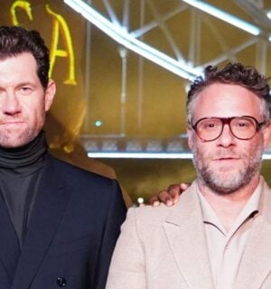 Seth Rogen and Billy Eichner on the red carpet for the new Mufasa film