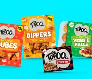 Photo shows the four new tofu products The Tofoo Co is launching in time for Veganuary 2025