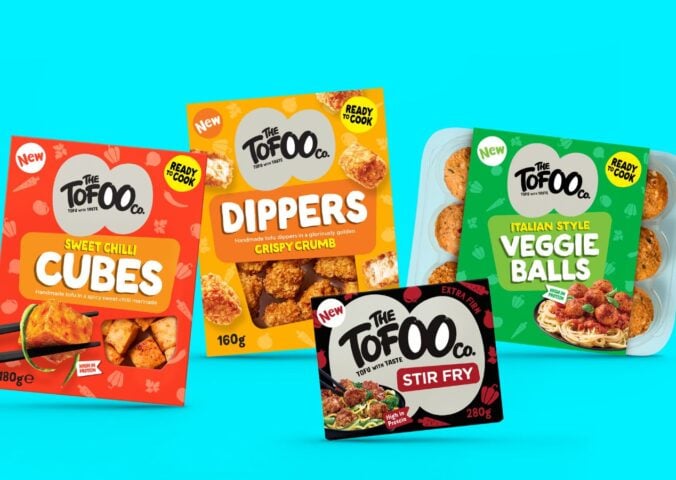 Photo shows the four new tofu products The Tofoo Co is launching in time for Veganuary 2025