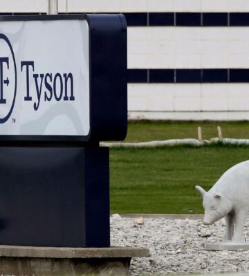 Tyson Foods sign