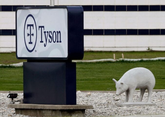 Tyson Foods sign