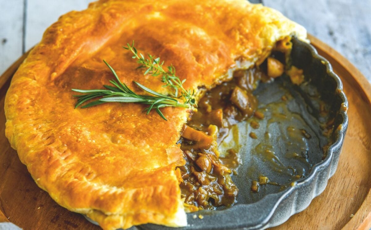 incredible vegan recipes to help you continue Veganuary like this mushroom and Guinness pie