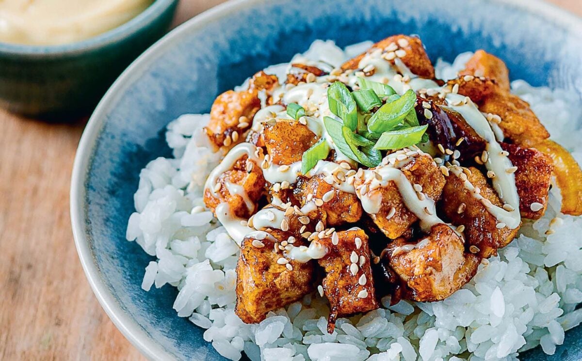 How To Make This Vegan Teriyaki Tofu Rice Bowl