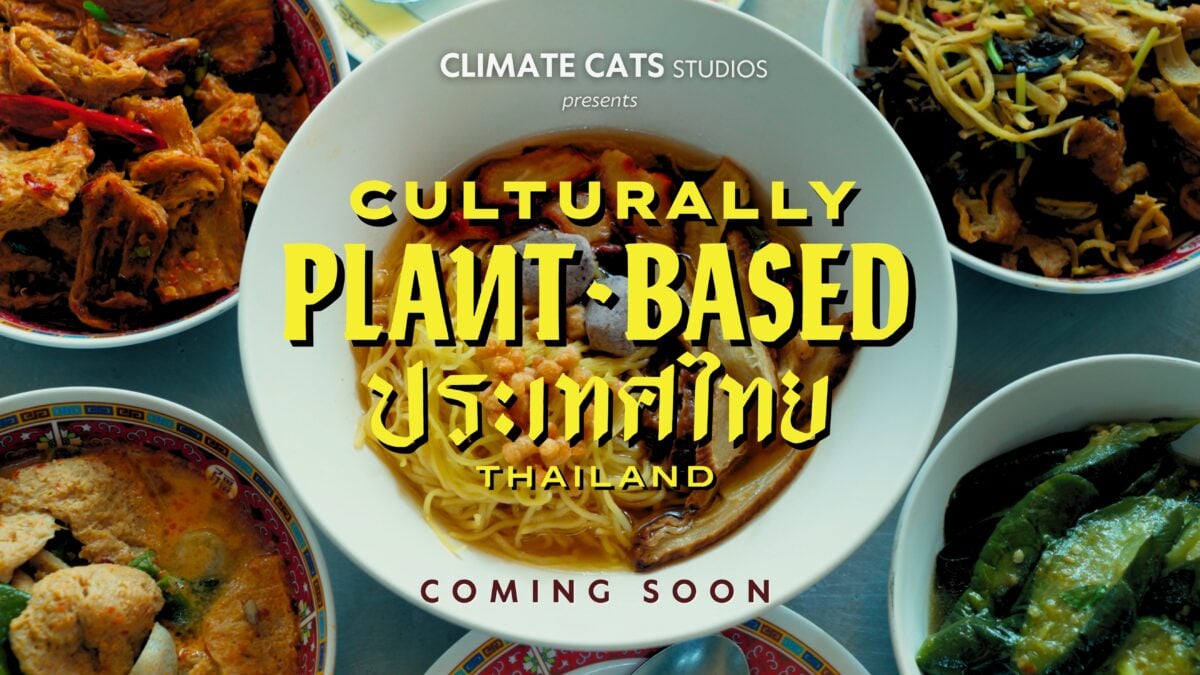 Photo shows the poster for upcoming docuseries "Culturally Plant-Based," which will focus on Thailand for its first season