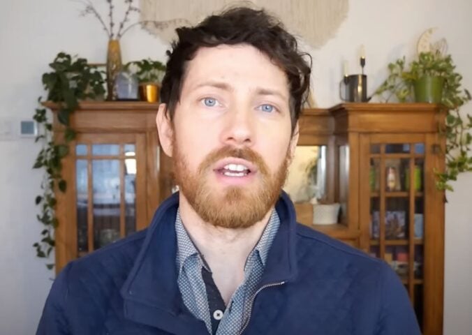 A still of Mic the Vegan from a recent YouTube video debunking the idea that vegans have smaller brains