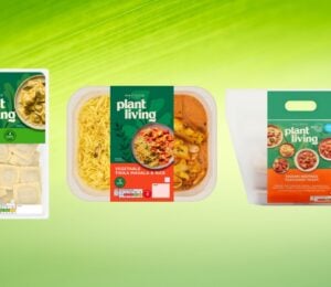 A selection of new vegan products at Waitrsoe as part of the Plant Living range