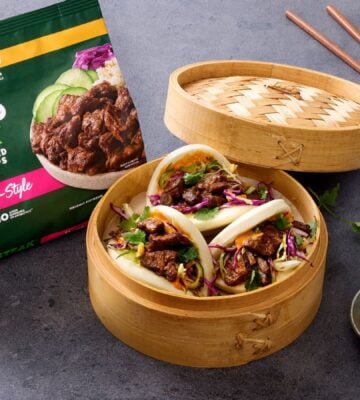 Beyond Steak Korean BBQ-Style bao buns
