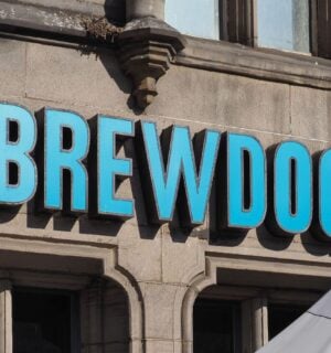 The outside of vegan-friendly pub and brewery chain Brewdog