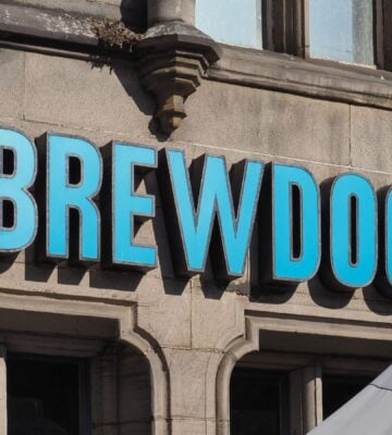 The outside of vegan-friendly pub and brewery chain Brewdog