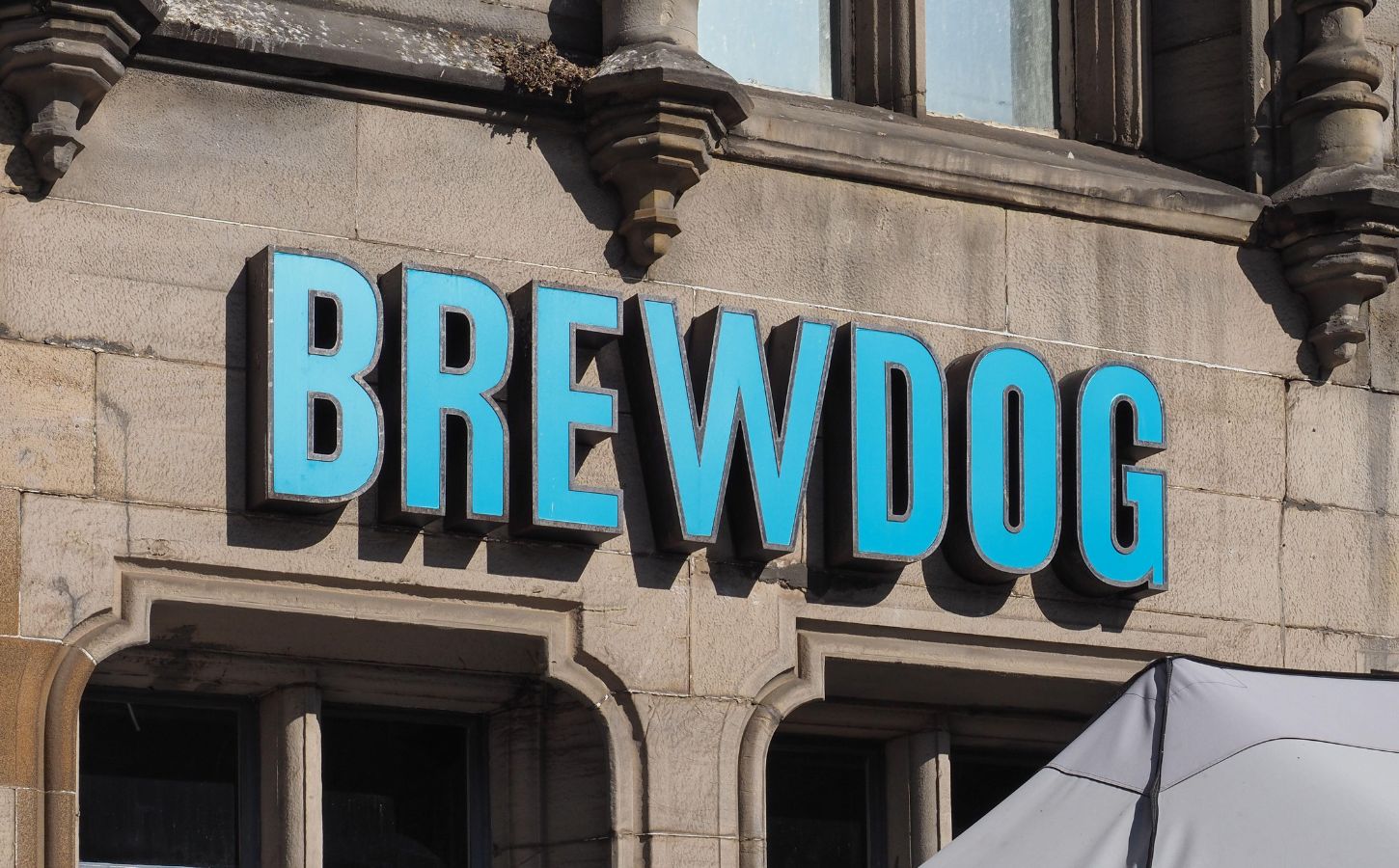 The outside of vegan-friendly pub and brewery chain Brewdog