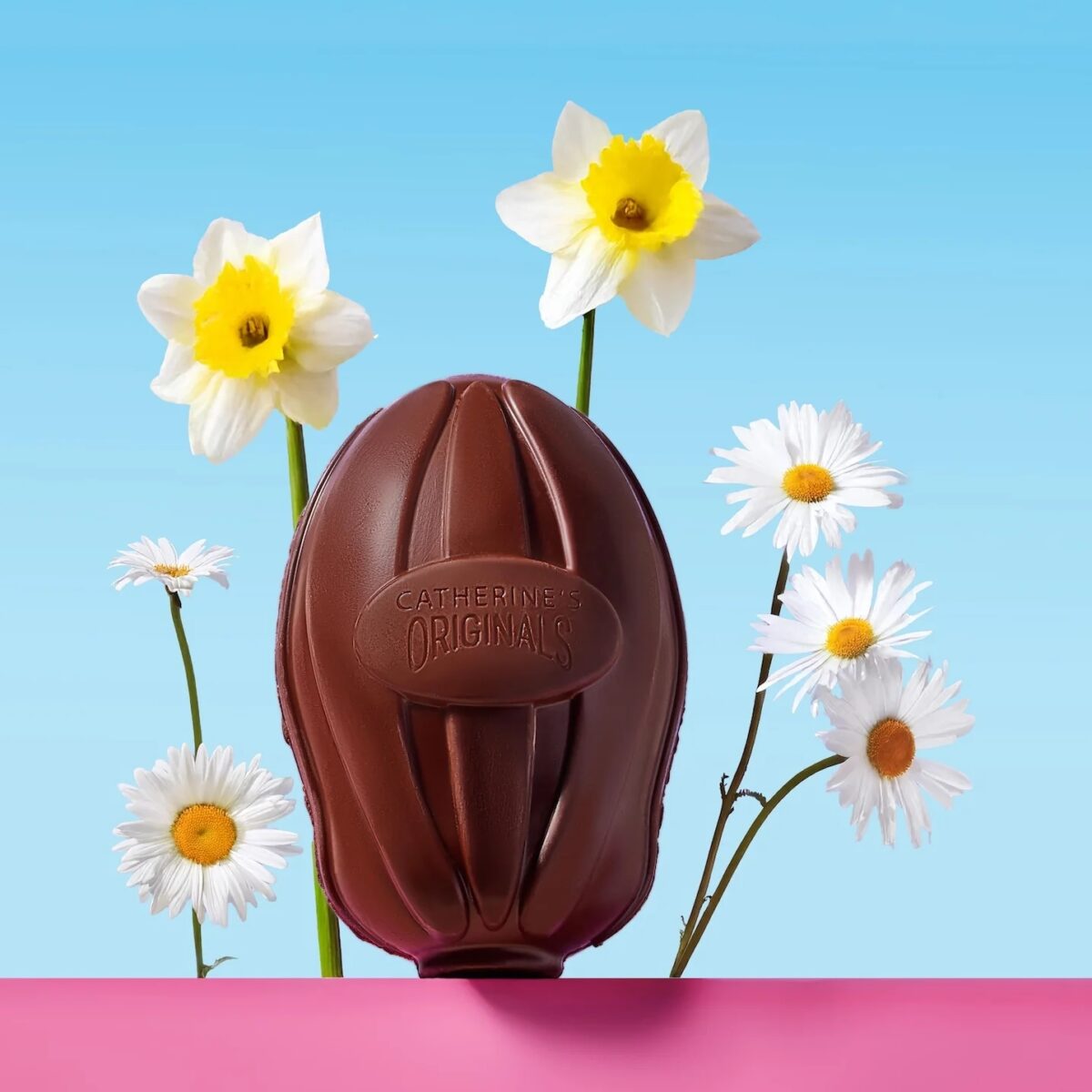 A vegan chocolate Easter Egg from Catherine's Originals