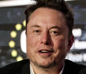 Photo shows billionaire Elon Musk